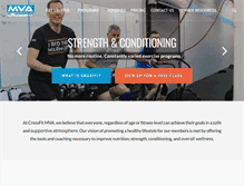 Tablet Screenshot of crossfitmva.com